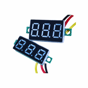DC Volt Meter วัดแรงดันไฟ 0v-100v ขนาด 0.28 0.36 นิ้ว แบบ 3 สาย