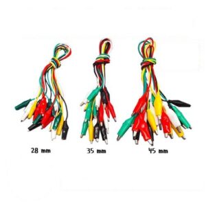 คลิปปากจระเข้ สายคีบ สายหนีบ ที่หนีบ ได้ 10 เส้น