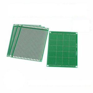 PCB แผงไข่ปลา 1 ด้าน บอร์ดทดลองด้านเดียว ระยะพิน 2.54mm