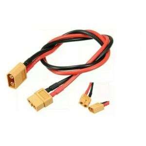Wire XT60 สาย แพกคู่ ผู้-เมีย ในเส้นเดียว