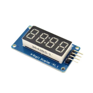 โมดูลแสดงผล LED ดิจิตอล 4 หลัก ปรับความสว่างได้