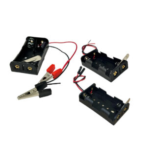 รางถ่าน AA พลาสติก 2 ก้อน แบบมีตัวเปิดปิด