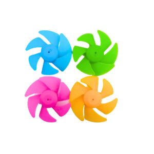 Plastic Propeller Fan  ใบพัด  6 แฉกสีต่างๆ มีเส้นผ่าศูนย์กลาง 50 ม.ม.