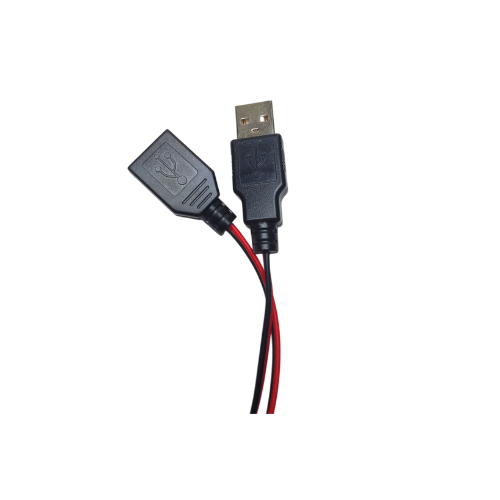 สายUSB สายไฟ แดงดำ ชนิด 2 สาย ยาว 20 cm - Image 3