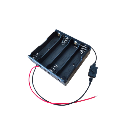 รางถ่านพลาสติก 18650 ขนาดต่างๆ แบบเชื่อมต่อสายไฟมีสวิตช์ - Image 2