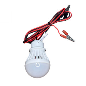 หลอดไฟ LED 5V 3W เชื่อมสาย มีคลิป