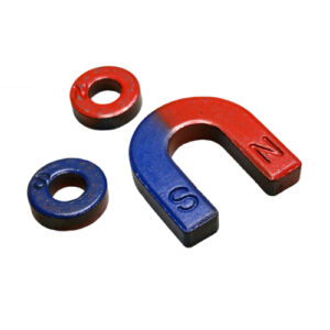 แม่เหล็ก  ทดลอง วิทยาศาสตร์ รูป เกือกม้า และ วงกลม