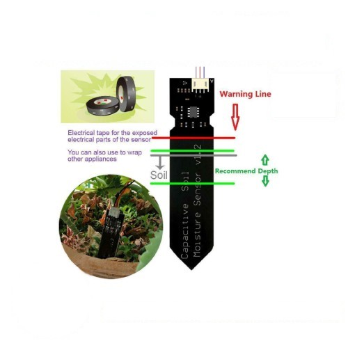 Capacitive Soil Moisture เซ็นเซอร์วัดความชื้นในดิน - Image 4