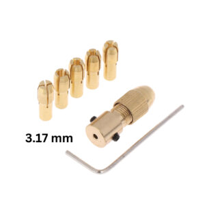 ชุดหัว จับ สว่าน มอเตอร์ ขนาด 2 / 2.35 / 3.17 / 4.05 / 5.05 mm