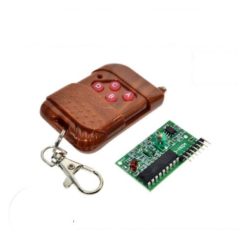 ชุดรีโมท 315MHz และบอร์ดรับสัญญาณ รีโมท 4 ช่อง ใช้ในการรับ-ส่งสัญญาณ