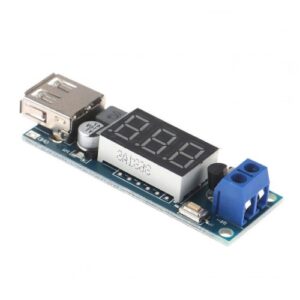 DC-DC Step down แปลงไฟเป็น 5V 2A ช่องเสียบ USB ชาร์จมือถือได้