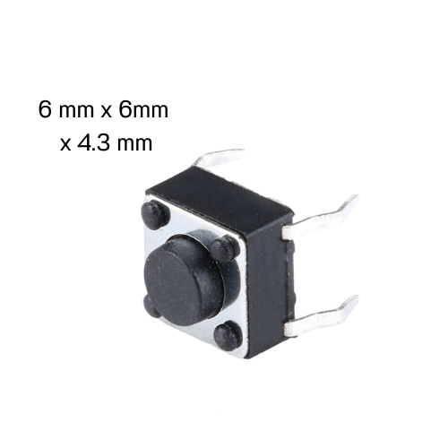 Micro Switch แบบ 4 ขา ใช้วิธีกดปุ่ม - Image 2
