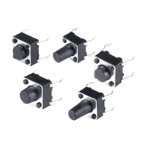 Micro Switch แบบ 4 ขา ใช้วิธีกดปุ่ม