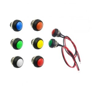 PBS-33B สวิตซ์ ปุ่มกด แบบวงกลมมน เหมาะกับงาน DIY