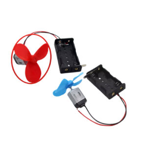 Set Motor ชุดมอเตอร์130 เชื่อมต่อรางถ่าน AA มีที่เปิด/ปิด พร้อมใบพัด