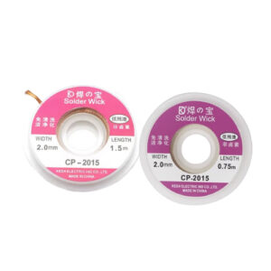 CP2015 ลวดซับตะกั่ว ขนาด 2.0mm ยาว 1.5 / 0.75 m