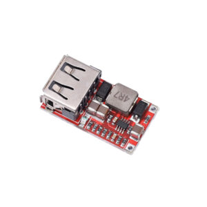 Step Down บอร์ดสีแดง แปลงไฟเป็น 5V เหมาะกับใช้งานคู่กับ Solar Cell