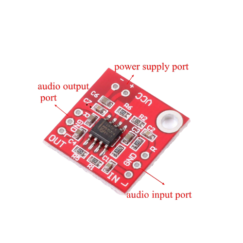 TDA1308 บอร์ดขยาย เสียง โมดูลขยายเสียง ลำโพง 3-6V - Image 2