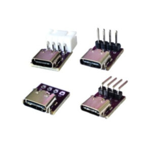 USB 2.54mm  4P PCB หัว USB TYPE-C พร้อมลายวงจร DIY