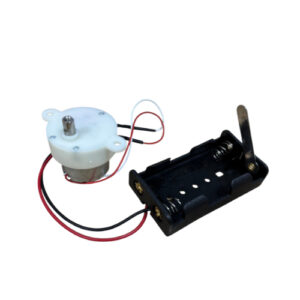 DC 300 Motor gear ชุด มอเตอร์ เฟืองทดรอบ Set AA พร้อม รางถ่านเปิดปิด