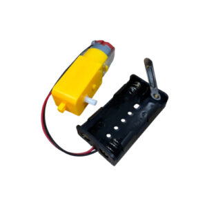 DC 130 Motor gear ชุด มอเตอร์130 เฟืองทดรอบ Set AA พร้อม รางถ่านเปิดปิด