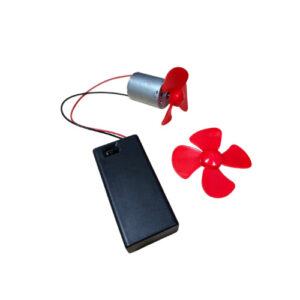 Set Motor 370 และใบพัด พลาสติก รางถ่าน9V ชุด อุปกรณ์DIY มอเตอร์พร้อมรางถ่าน Plastic Fan