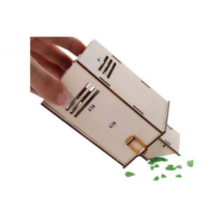 เครื่องดูดฝุ่น ทรงสี่เหลี่ยม วัสดุไม้ งานประดิษฐ์ DIY