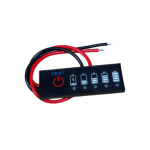 ไฟแสดงสถานะแบตเตอรี่ Lithium Battery Capacity ตัววัดไฟ 5ระดับ วัดความจุแบตเตอรี่